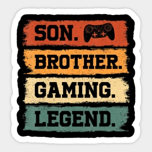 Gaming Gift For Teenage Boys Brother Son Vintage Video Games Sticker